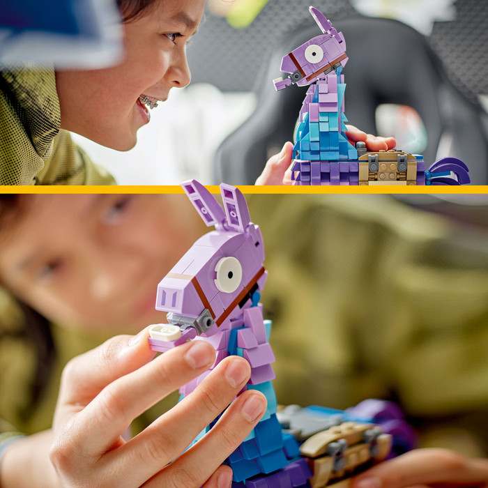LEGO Fortnite Supply Llama 77071 product in gebruik