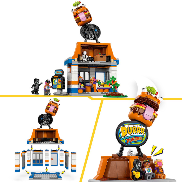 LEGO Fortnite - Le Restaurant Durrr Burger 77076 produit à l'usage