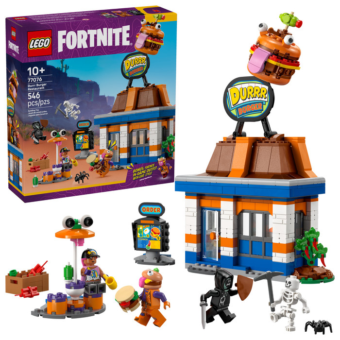 LEGO Fortnite - Le Restaurant Durrr Burger 77076 côté droit