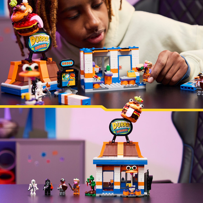 LEGO Fortnite - Le Restaurant Durrr Burger 77076 produit à l'usage