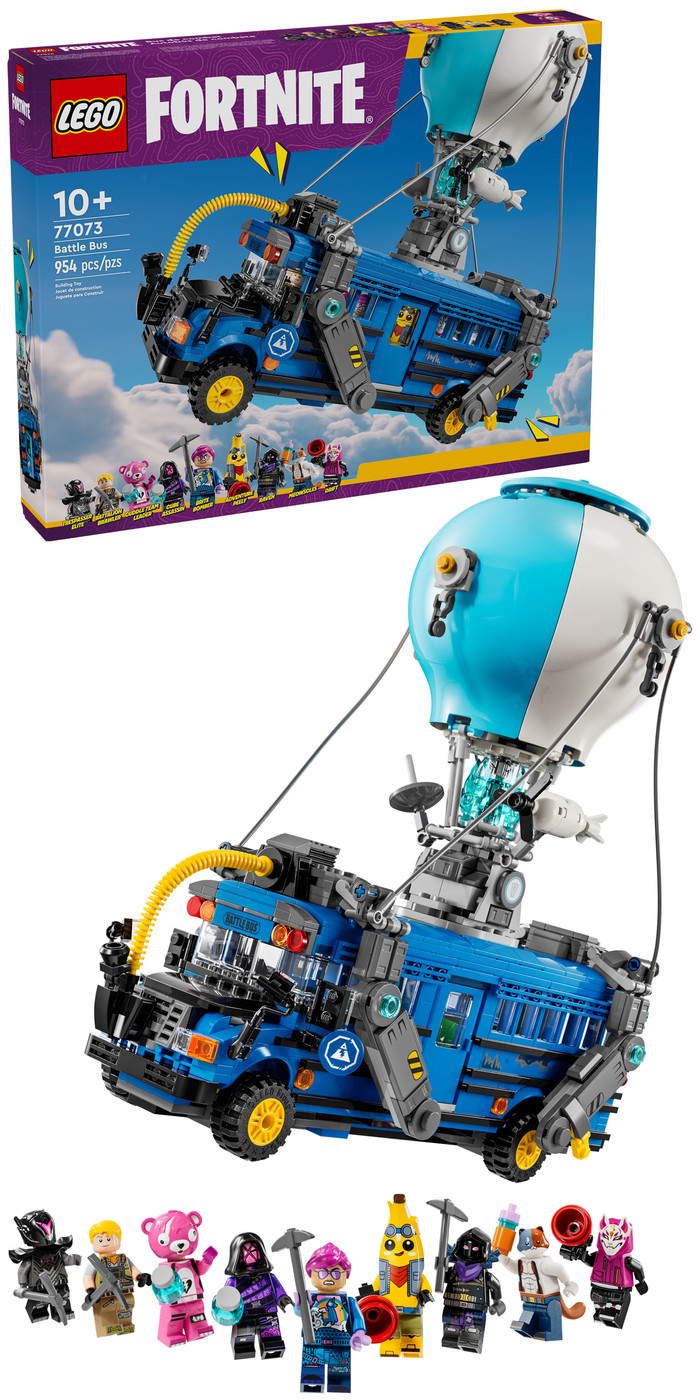LEGO Fortnite Battle Bus 77073 right side