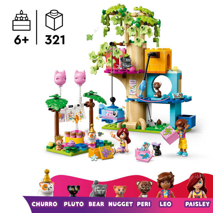 LEGO Friends - La Fête d¿Anniversaire et l¿Arbre à Chats 42666 produit à l'usage