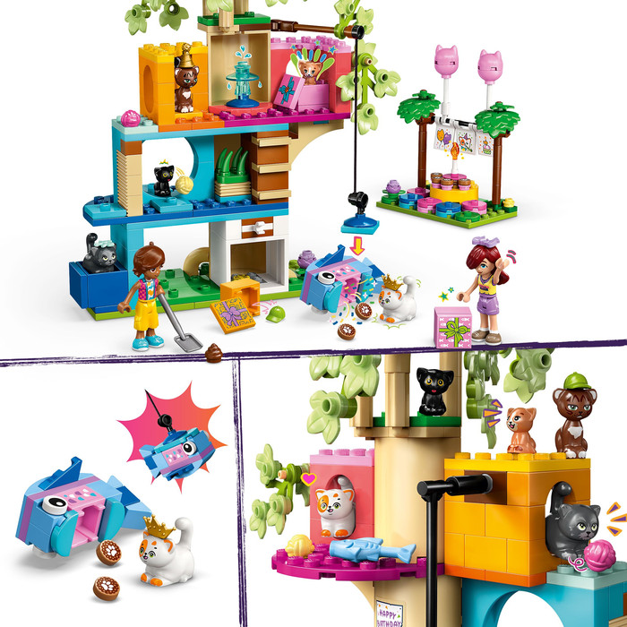 LEGO Friends - La Fête d¿Anniversaire et l¿Arbre à Chats 42666 produit à l'usage