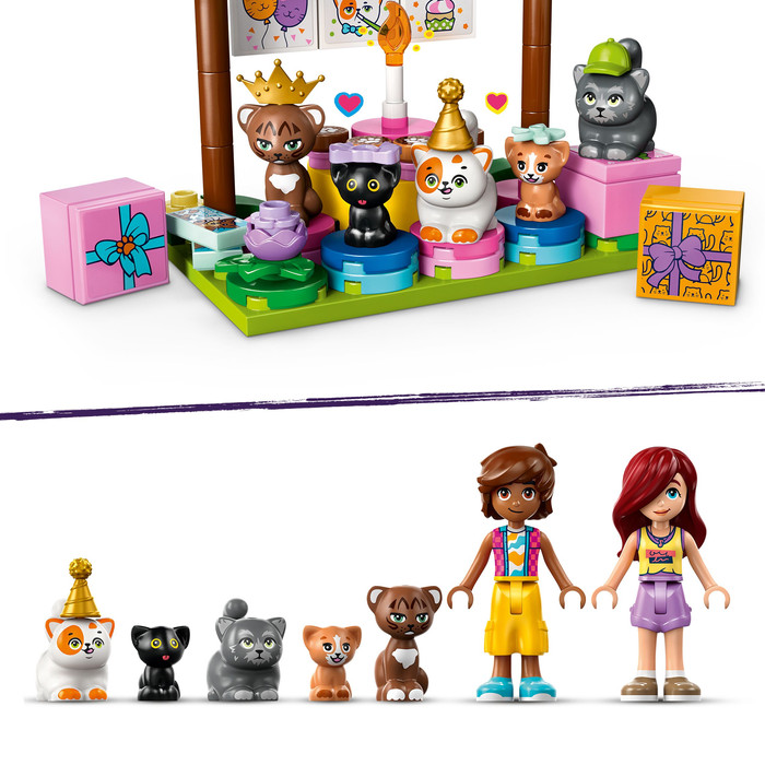 LEGO Friends - La Fête d¿Anniversaire et l¿Arbre à Chats 42666 produit à l'usage
