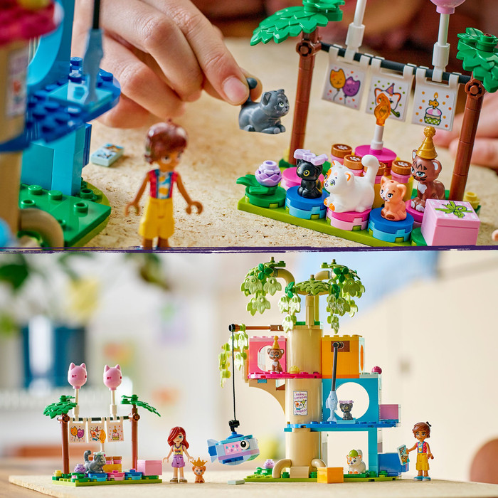 LEGO Friends - La Fête d¿Anniversaire et l¿Arbre à Chats 42666 produit à l'usage