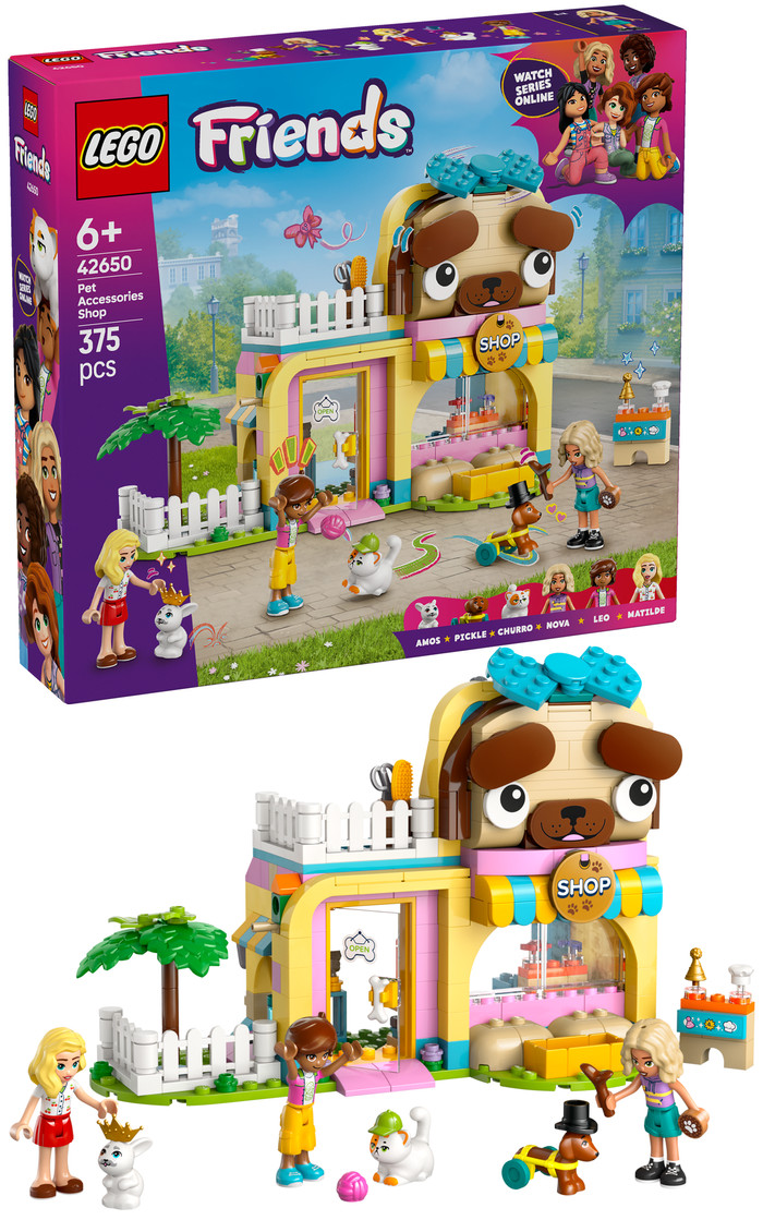 LEGO Friends - Boutique d¿Accessoires pour Animaux de Compagnie 42650 côté droit