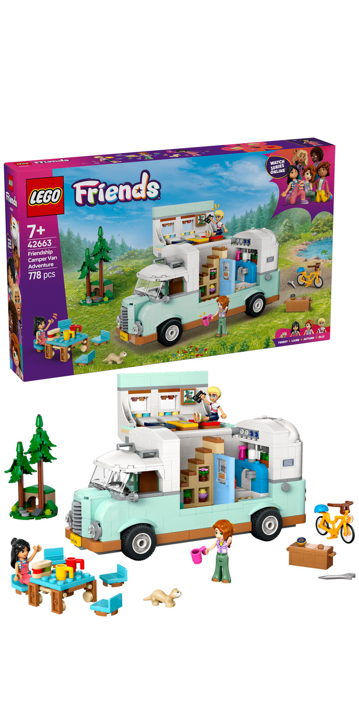 LEGO Friends Friendship Camper Van Adventure 42663 null