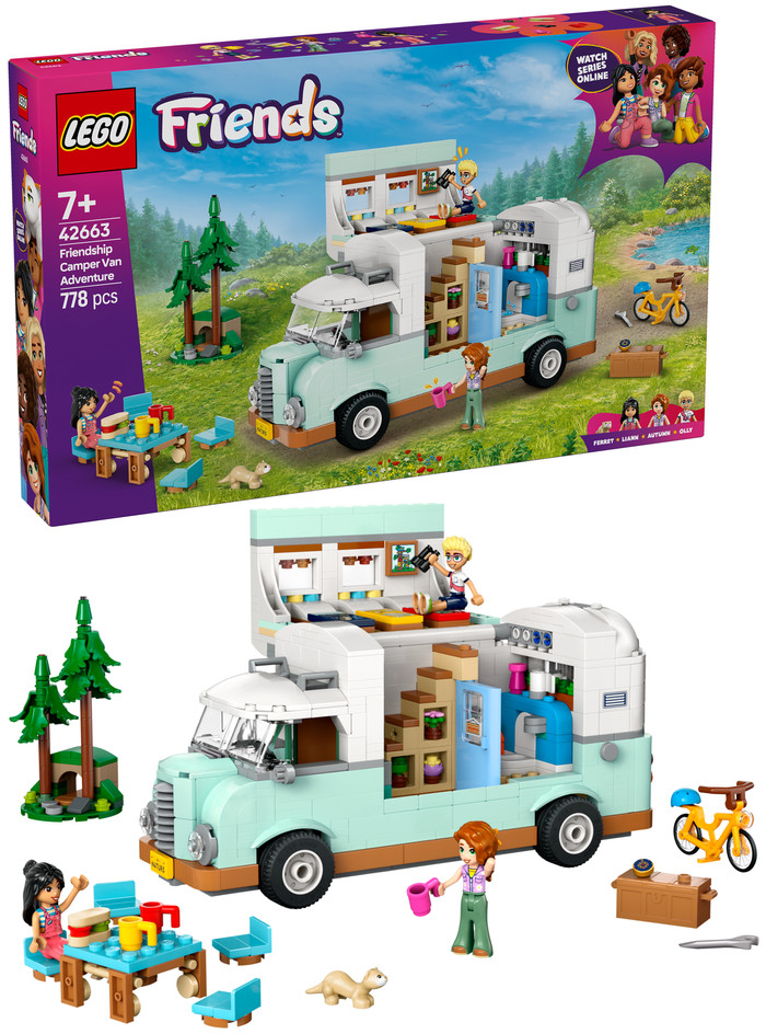 LEGO Friends Friendship Camper Van Adventure 42663 right side