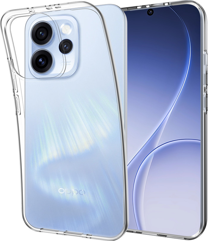 Just in Case Soft Design OPPO Reno15 Back Cover Transparant voorkant