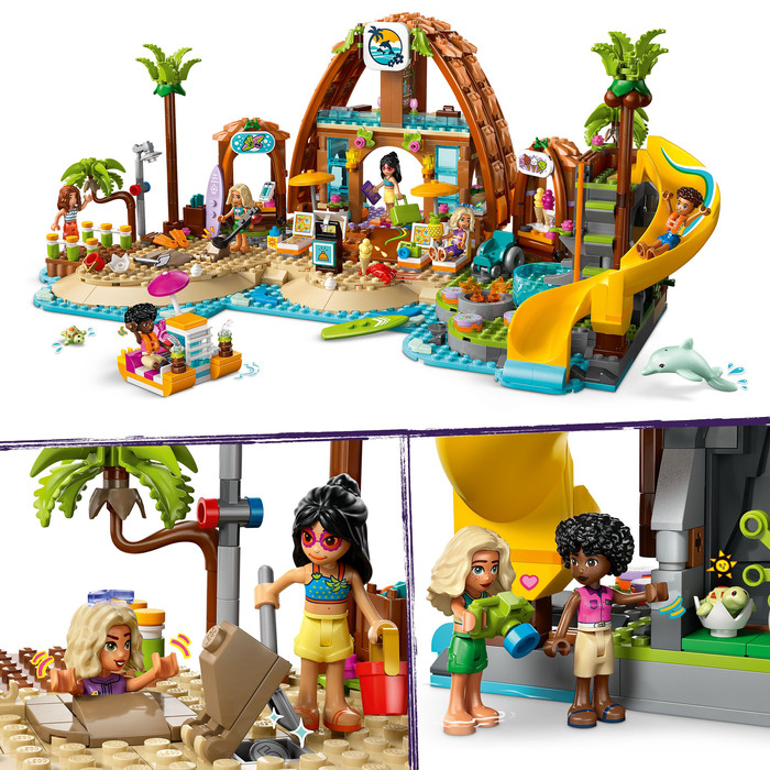 LEGO Friends Strandresort 42673 product in gebruik