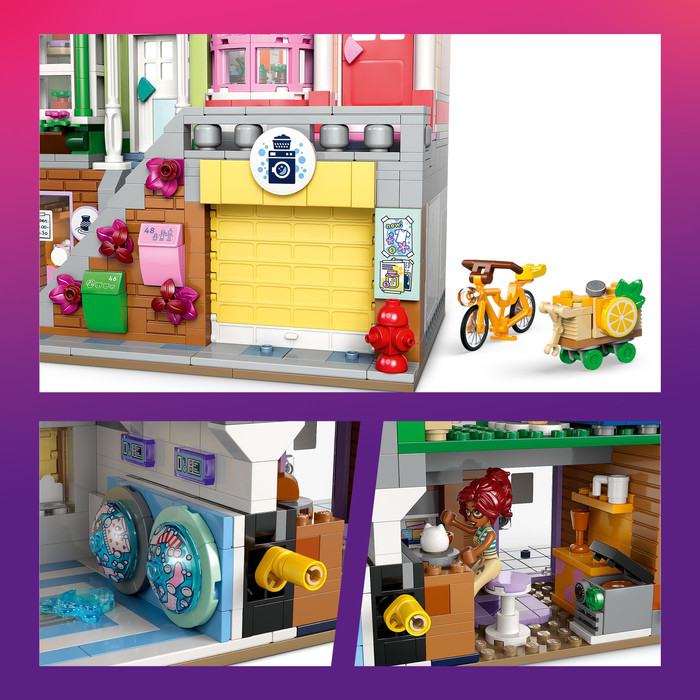LEGO Friends - Les Appartements et Boutiques de Heartlake City 42670 produit à l'usage