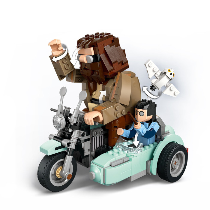 LEGO Harry Potter Hagrid & Harry's Motorcycle Ride 76443 product in use