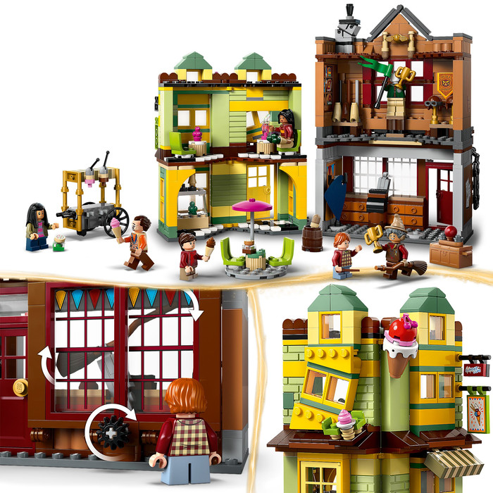 LEGO Harry Potter - Magasin d'Accessoires de Quidditch et Marchand de Glaces 76452 produit à l'usage