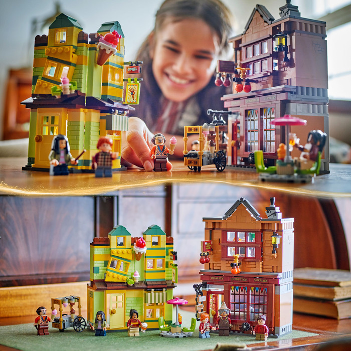 LEGO Harry Potter - Magasin d'Accessoires de Quidditch et Marchand de Glaces 76452 produit à l'usage