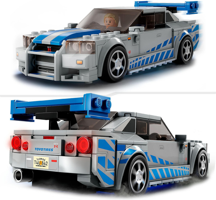 LEGO Speed Champions 2 Fast 2 Furious Nissan Skyline GT-R 76917 product in gebruik