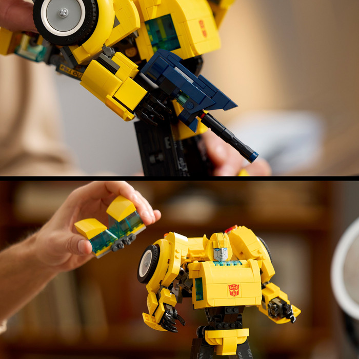 LEGO Icons Bumblebee 10338 product in use