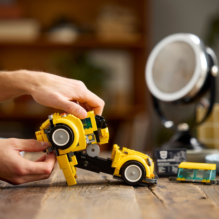 LEGO Icons Bumblebee 10338 product in use
