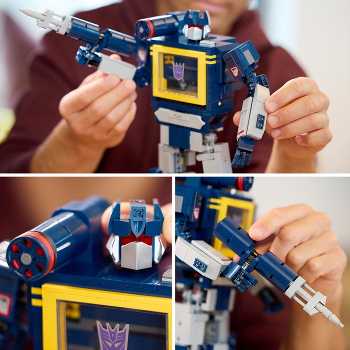 LEGO Icons - Transformers : Soundwave 10358 produit à l'usage