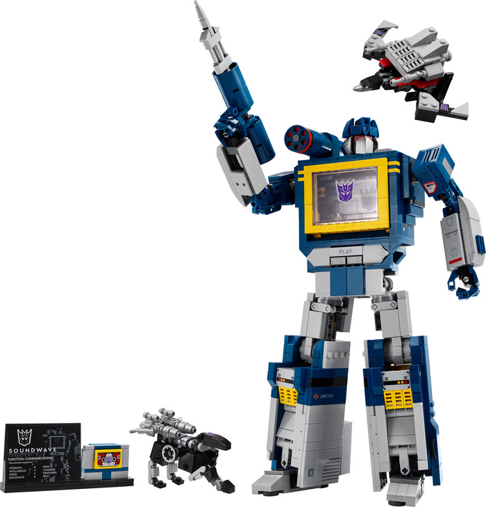 LEGO Icons - Transformers : Soundwave 10358 Main Image