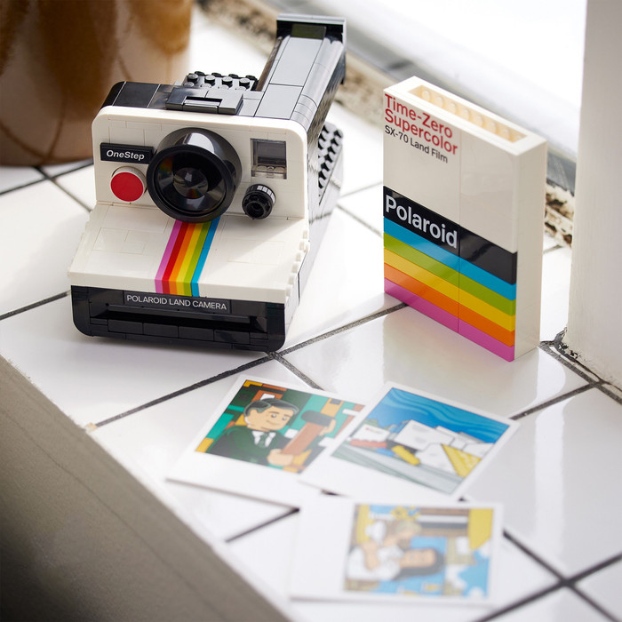 LEGO Ideas Polaroid OneStep SX-70 Camera 21345 product in use