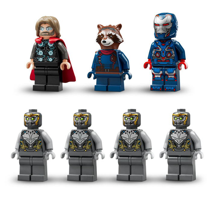 LEGO Marvel - Avengers : Endgame Thor contre Chitauri 76322 produit à l'usage