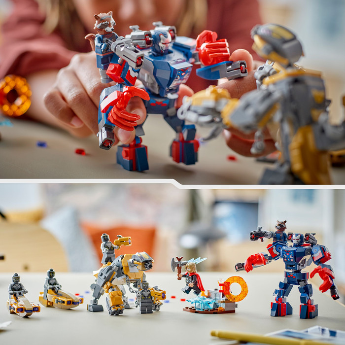 LEGO Marvel - Avengers : Endgame Thor contre Chitauri 76322 produit à l'usage