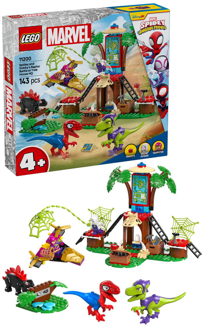 LEGO Marvel - Spidey contre le Raptor de Gobby à la Cabane dans l¿Arbre 11200 côté droit