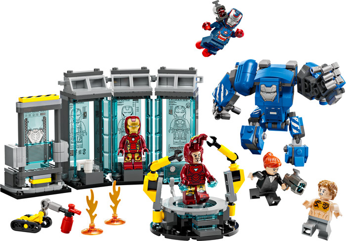 LEGO Marvel - Le Laboratoire d¿Iron Man : la Salle des Armures 76315 Main Image