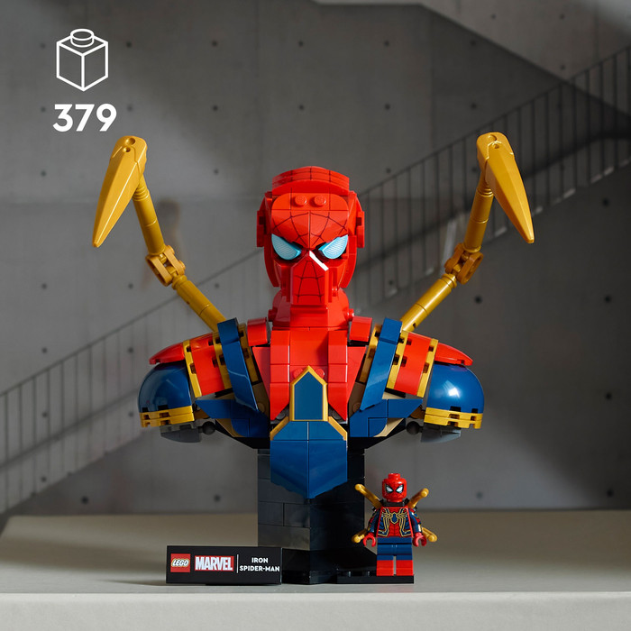 LEGO Marvel - Buste d¿Iron Spider-Man 76326 produit à l'usage