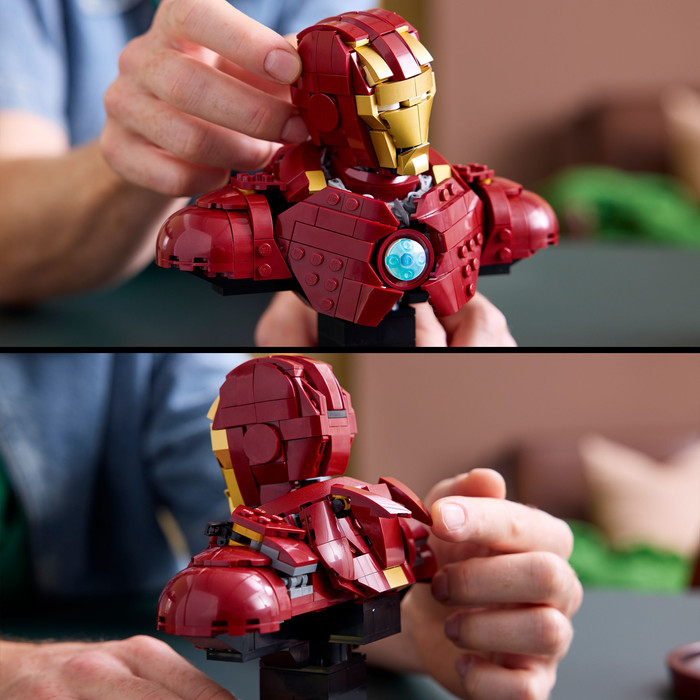 LEGO Marvel - Buste d¿Iron Man MK4 76327 produit à l'usage