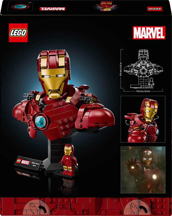 LEGO Marvel - Buste d¿Iron Man MK4 76327 emballage