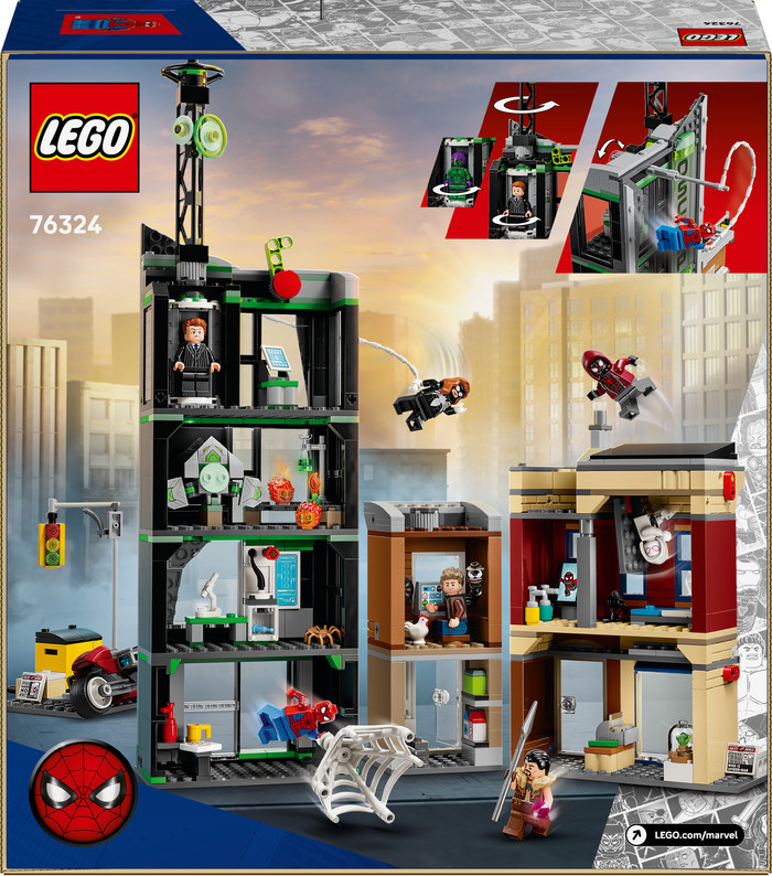 LEGO Marvel - Spider-Man contre Oscorp 76324 emballage