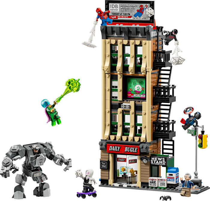 LEGO Marvel - Spider-Man contre Mystério : le Daily Bugle 76342 Main Image