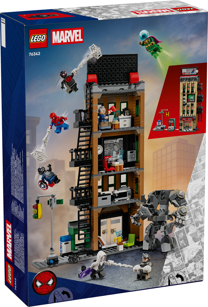 LEGO Marvel - Spider-Man contre Mystério : le Daily Bugle 76342 emballage
