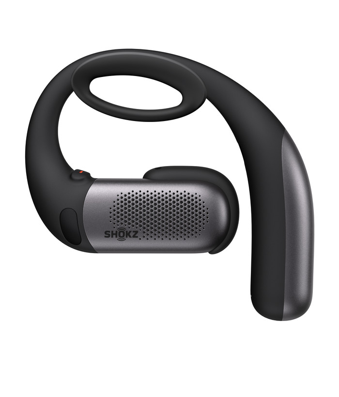 Shokz OpenFit Pro Zwart linkerkant
