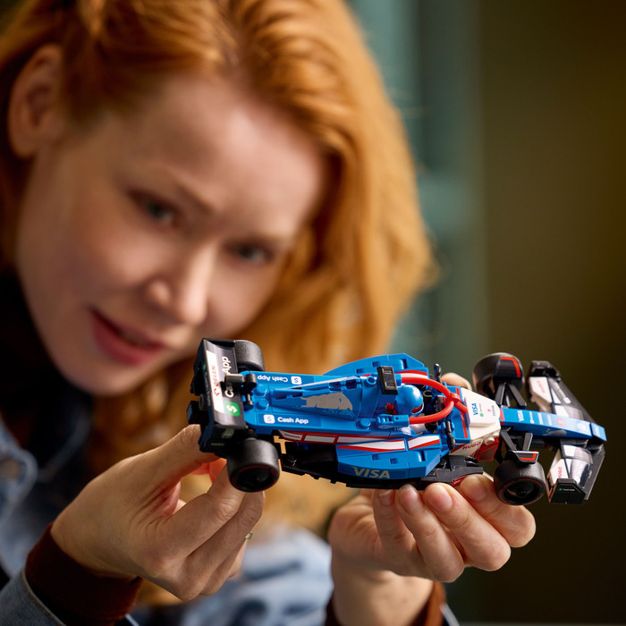 LEGO Speed Champions Visa Cash App RB VCARB 01 F1 Race Car 77246 product in use