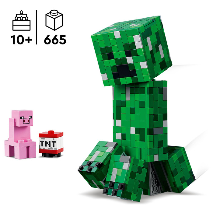 LEGO Minecraft de Creeper 21276 product in gebruik