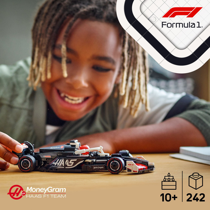 LEGO Speed Champions MoneyGram Haas F1 Team VF-24 Race Car 77250 visual supplier