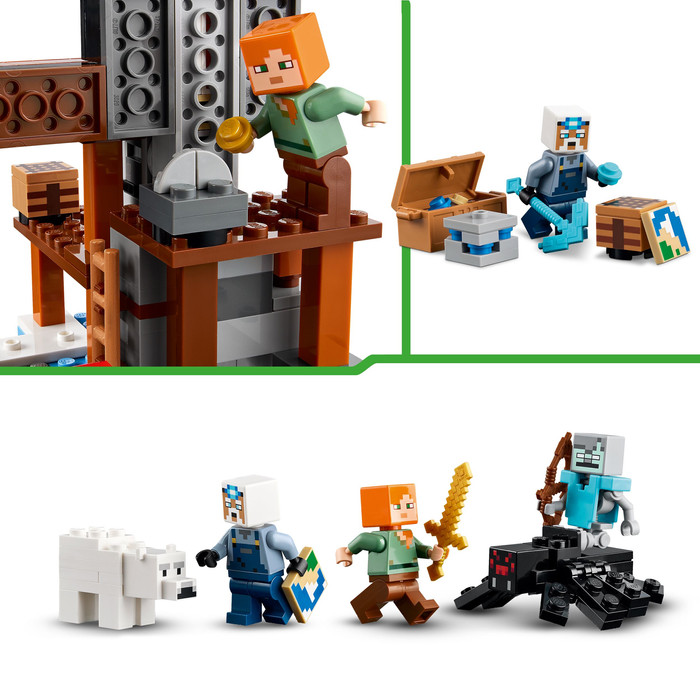 LEGO Minecraft The Pickaxe Mine 21277 product in use