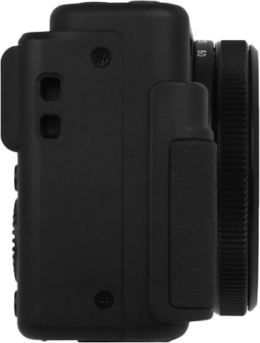 Yashica City 300 Zwart linkerkant