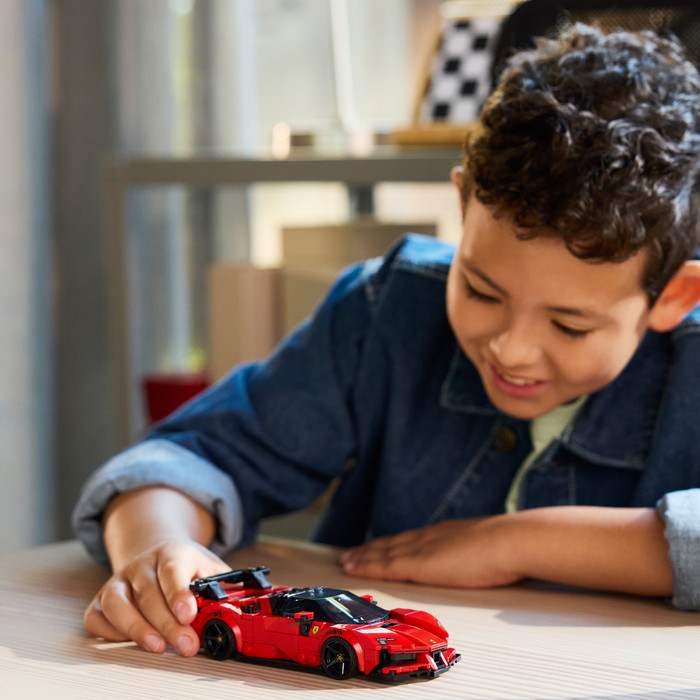 LEGO Speed Champions Ferrari SF90 XX Stradale Sports Car 77254 product in use