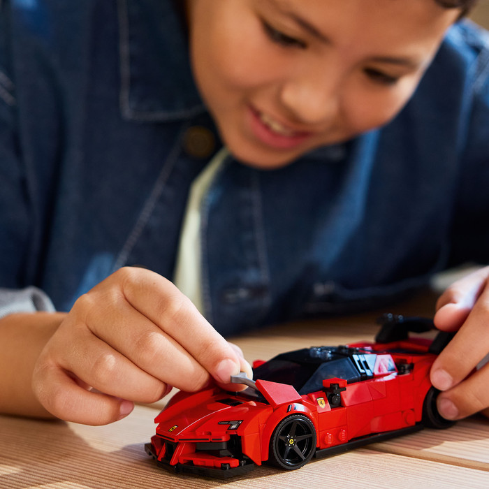 LEGO Speed Champions Ferrari SF90 XX Stradale Sports Car 77254 product in use
