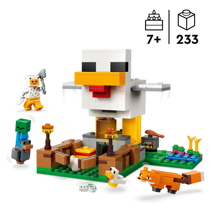 LEGO Minecraft Chicken Farm 21585 product in use
