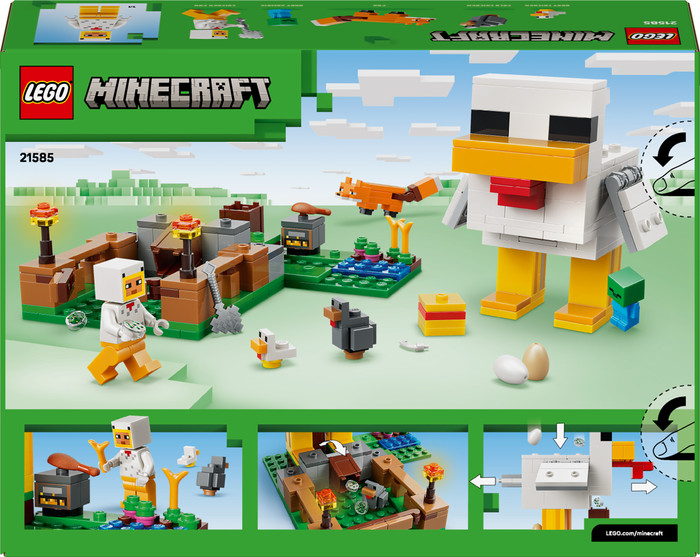 LEGO Minecraft Chicken Farm 21585 packaging