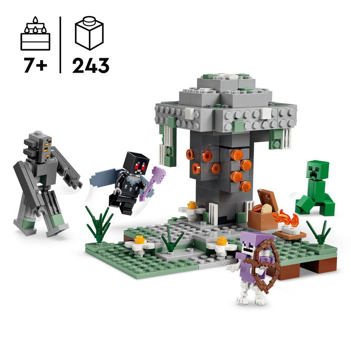 LEGO Minecraft The Pale Garden 21586 product in use