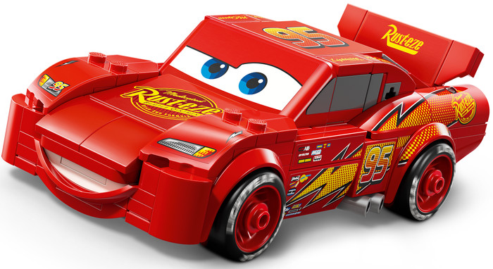 LEGO Speed Champions Lightning McQueen 77255 product in gebruik