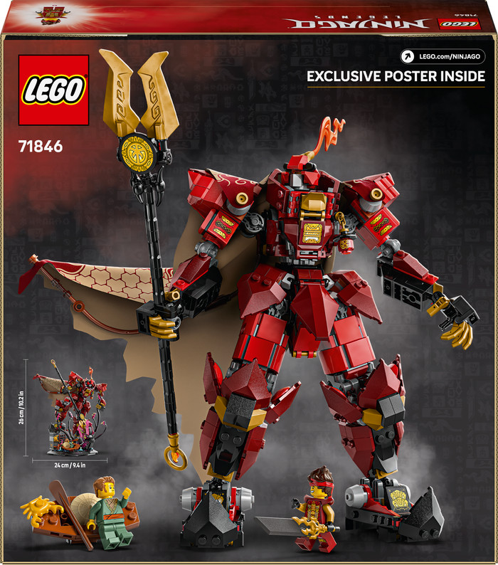 LEGO NINJAGO - Le Robot du Chevalier de Feu 71846 emballage