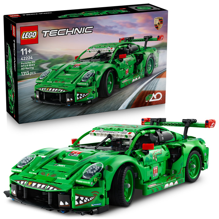 Lego Technic - Voiture Porsche 911 GT3 R REXY AO Racing 42224 côté droit