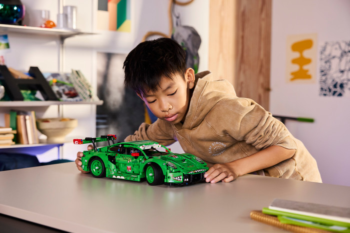 Lego Technic - Voiture Porsche 911 GT3 R REXY AO Racing 42224 produit à l'usage