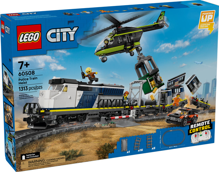 LEGO City Police Train Heist 60508 packaging